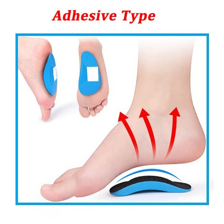 Arch Pad Support Insoles for Flat Foot Correction High Arch Cushioning Plantar Fasciitis Pain Relief Foot Care Orthopedic Insole
